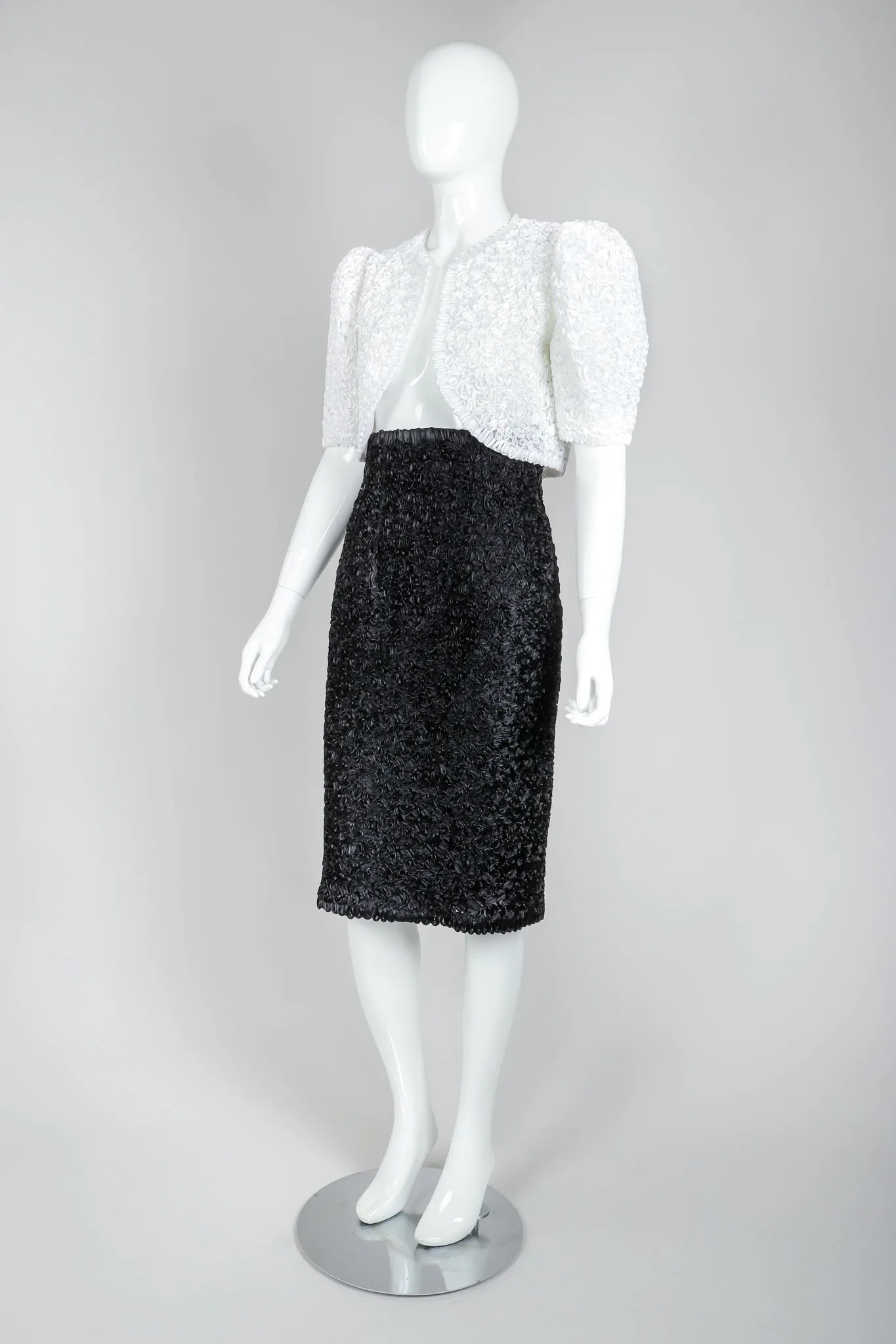 Ribbon Lace Jacket & Two Skirt Set