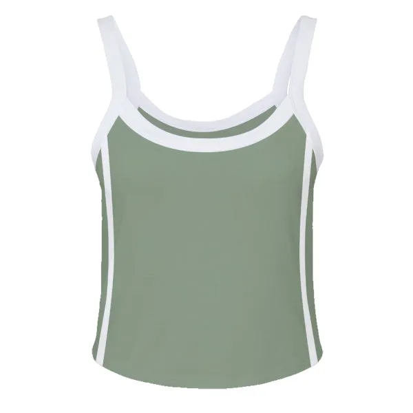 Ringer Tank with Spaghetti Straps