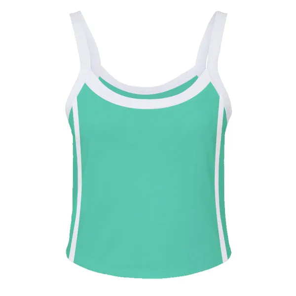 Ringer Tank with Spaghetti Straps