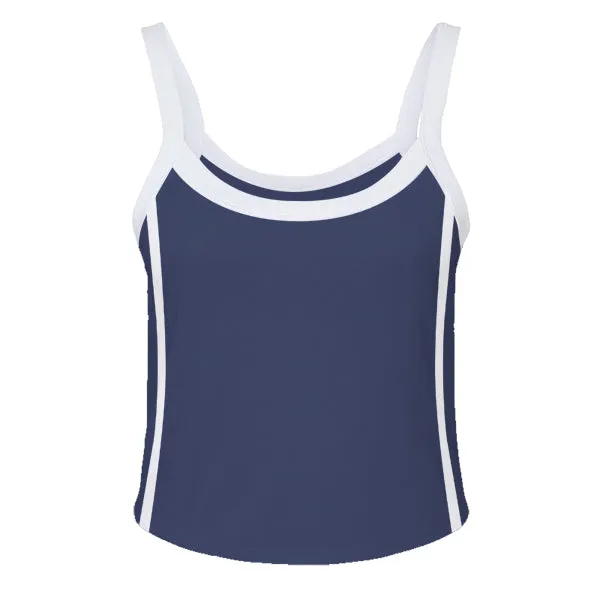 Ringer Tank with Spaghetti Straps