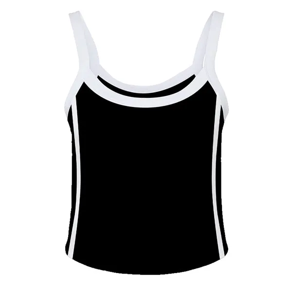 Ringer Tank with Spaghetti Straps