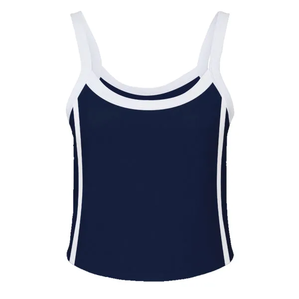 Ringer Tank with Spaghetti Straps