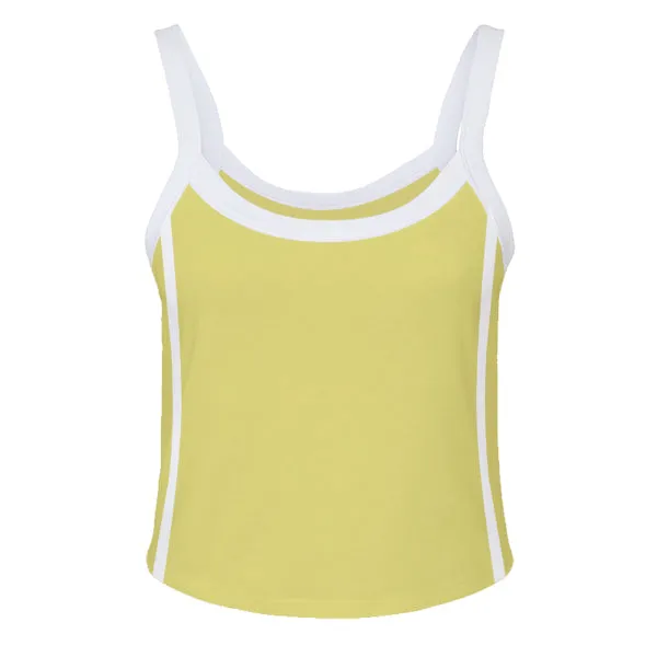 Ringer Tank with Spaghetti Straps