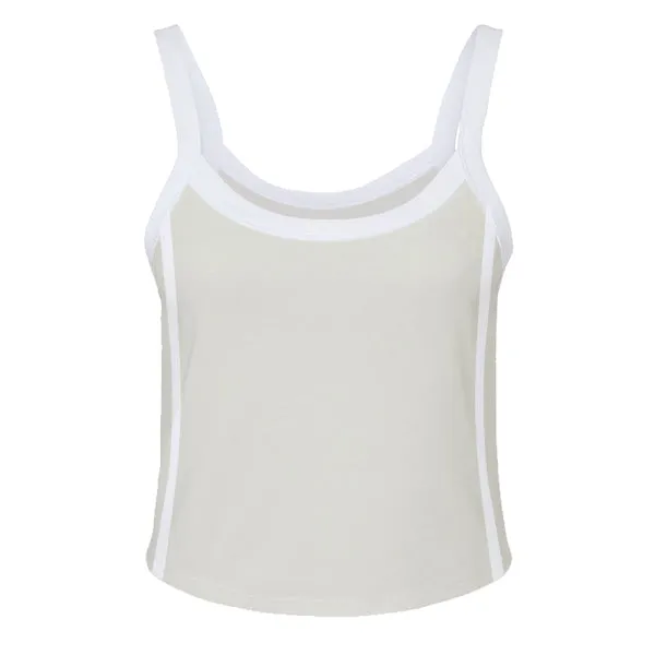 Ringer Tank with Spaghetti Straps
