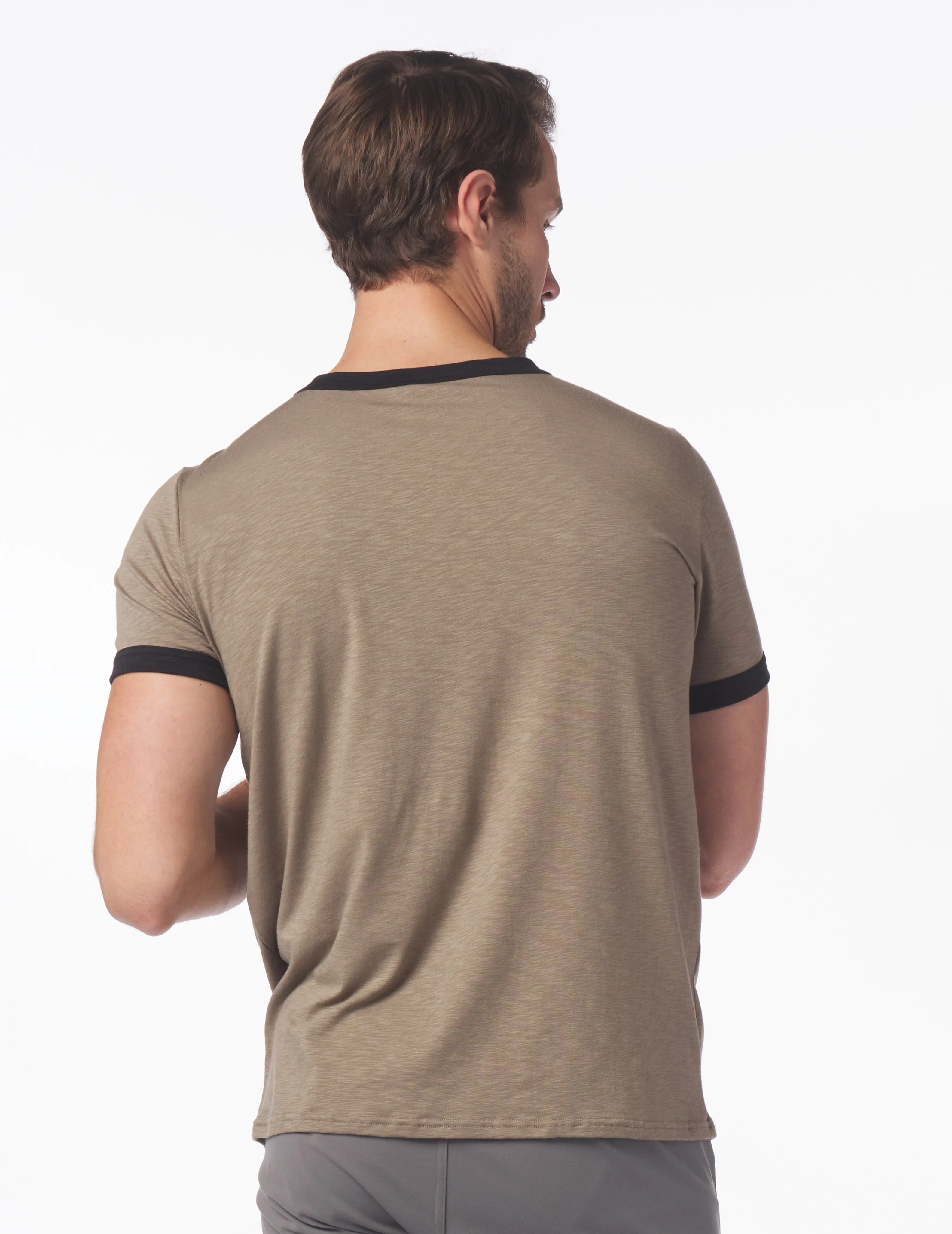 Ringer Tee: Mocha