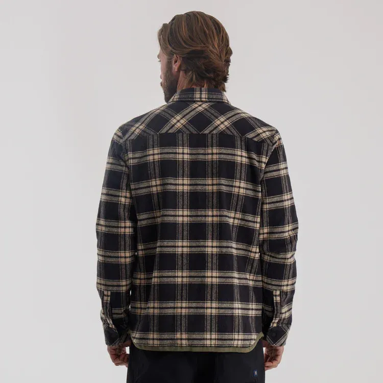 Roark - Backwoods Flannel Overshirt - Black