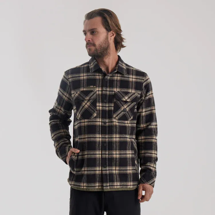 Roark - Backwoods Flannel Overshirt - Black
