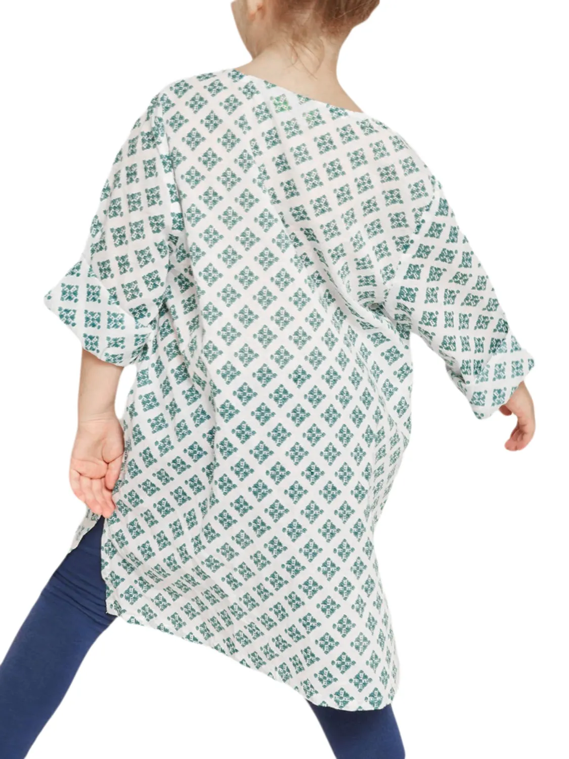 ROBERTA ROLLER RABBIT Girls Mint Meda Kurta $50 NEW