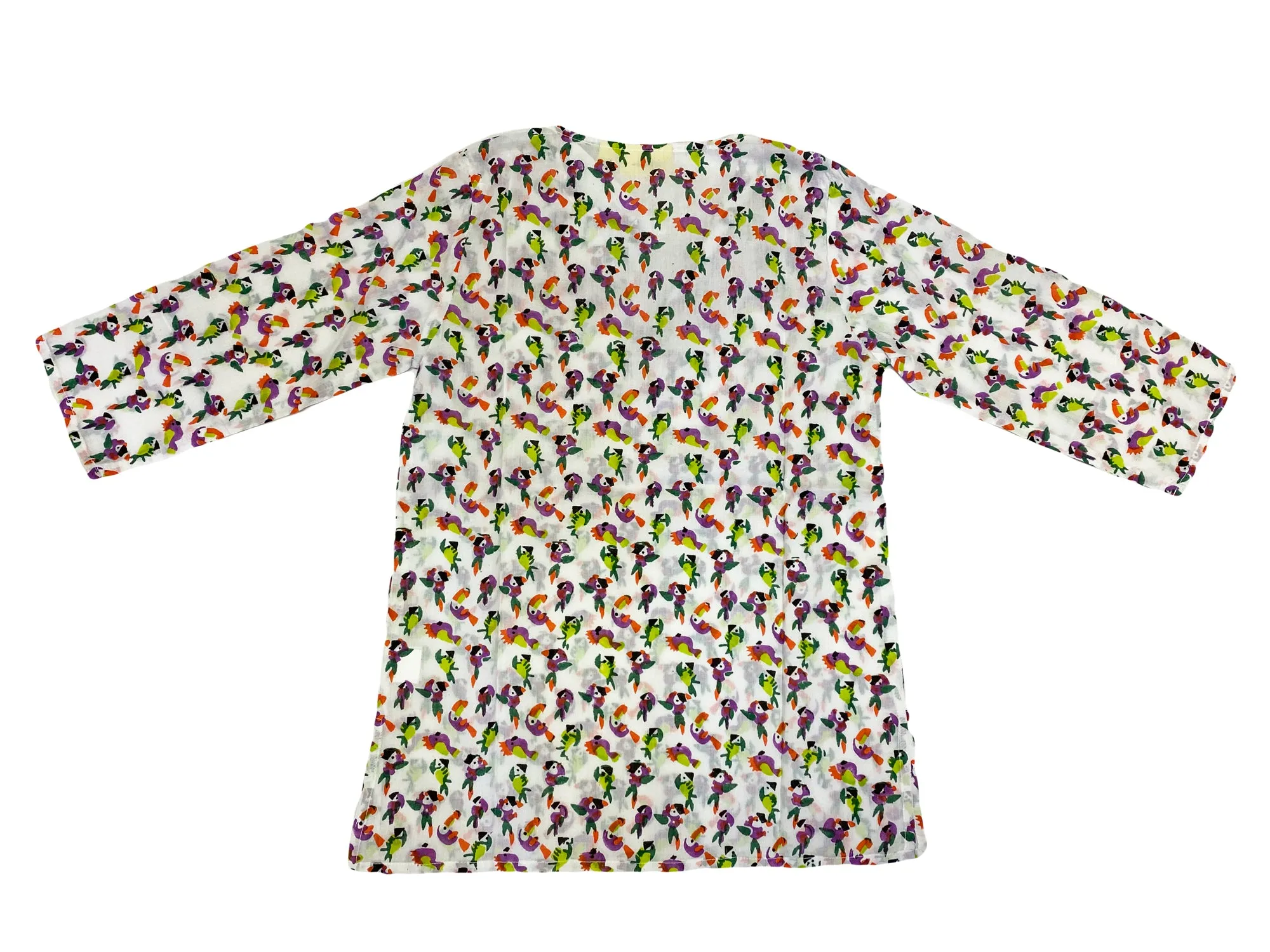 ROBERTA ROLLER RABBIT Girl's Multicolor Chi Chi Family Kurta $50 NEW