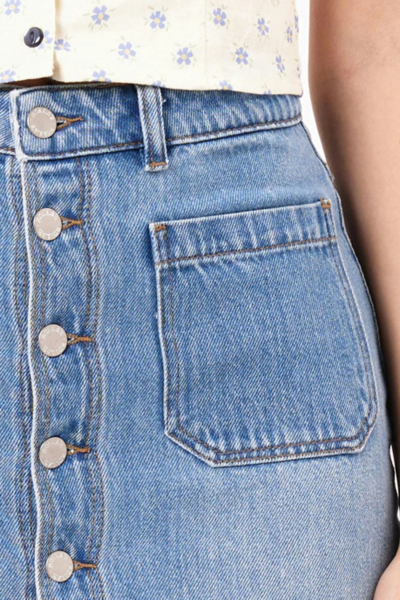 ROLLAS Sailor Skirt - Mid Vintage Blue