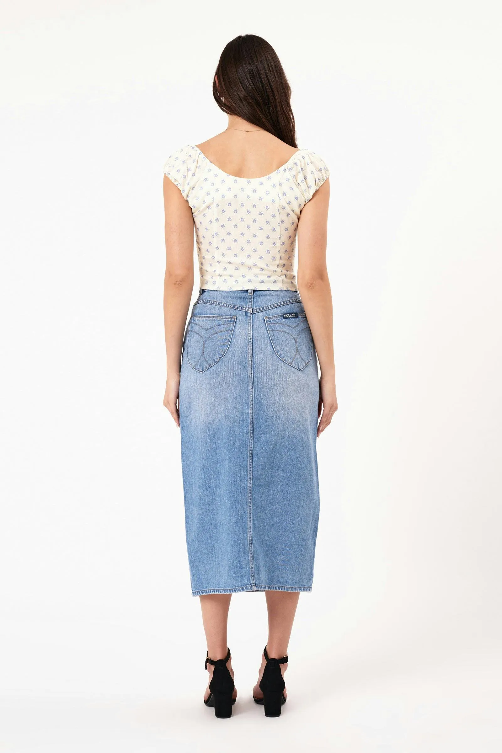 ROLLAS Sailor Skirt - Mid Vintage Blue