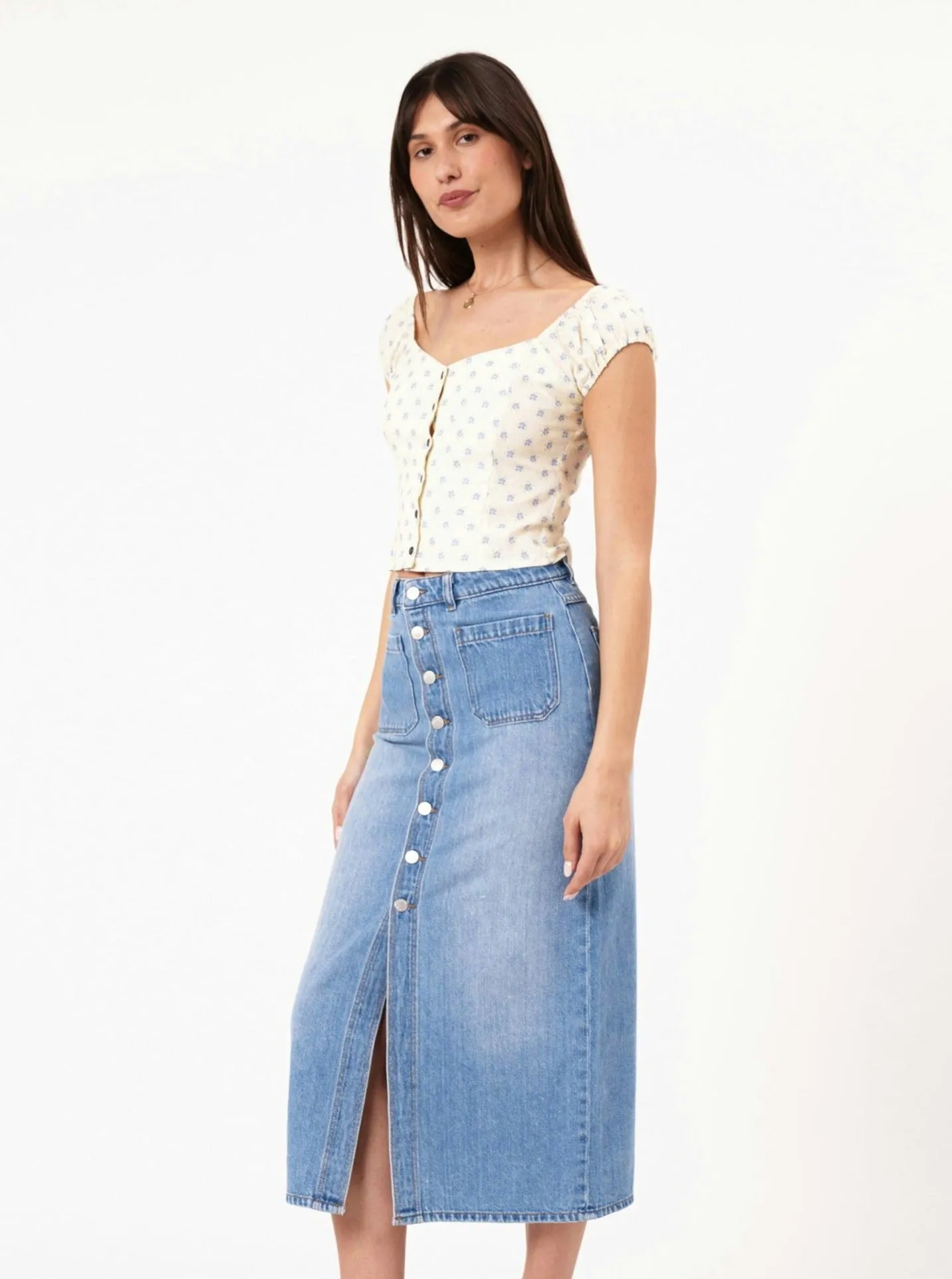 ROLLAS Sailor Skirt - Mid Vintage Blue