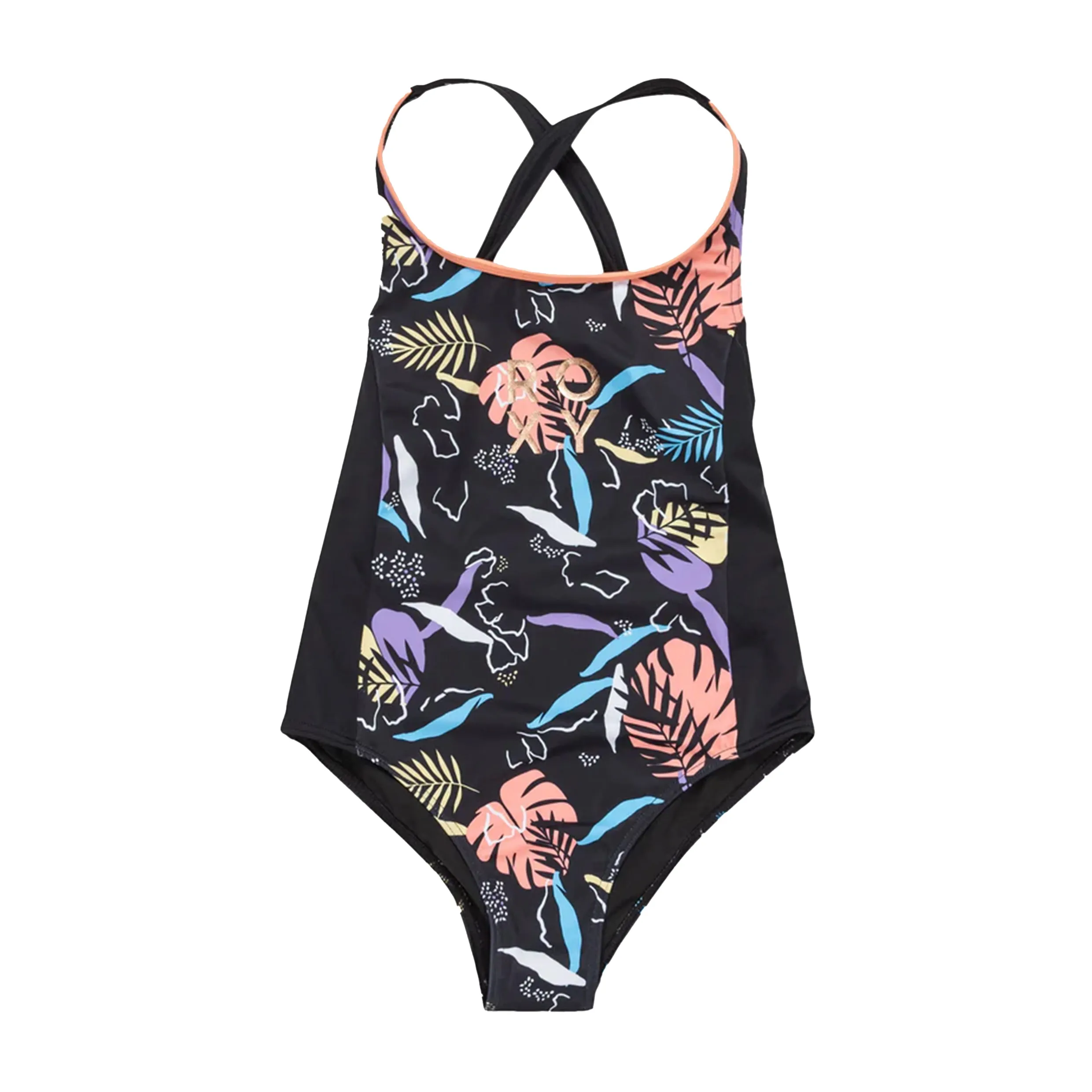 ROXY GIRLS ACTIVE ONE PIECE ANTHRACITE
