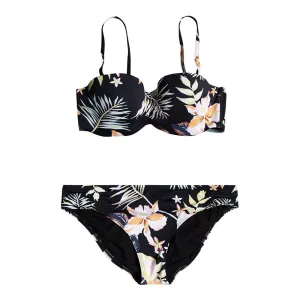 Roxy Printed Beach Classics Bandeau Bikini Set