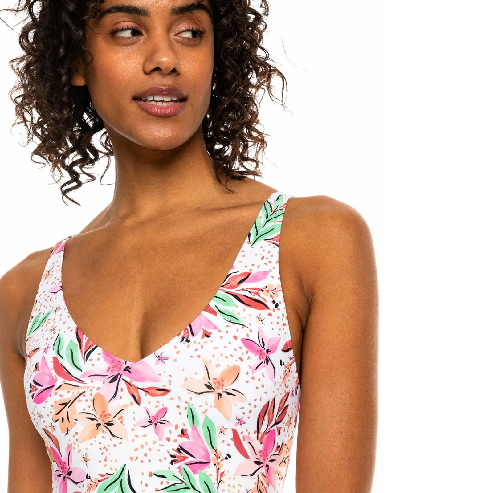 Roxy Womens Printed Beach Classic One Piece Costume
