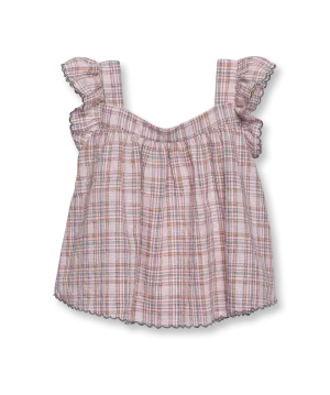 Ruffle Peasant Top