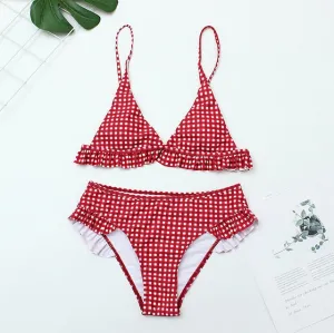 Ruffles Padded Swimwear Bikini