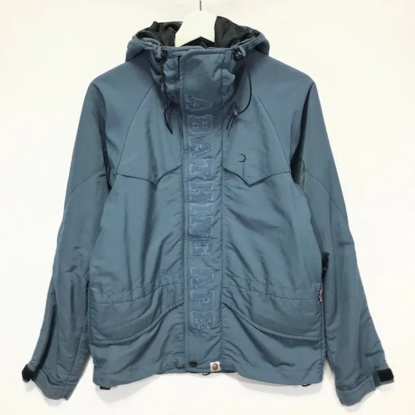 [S] A Bathing Ape Bape x WTaps Ripstop Snowboard Jacket Blue