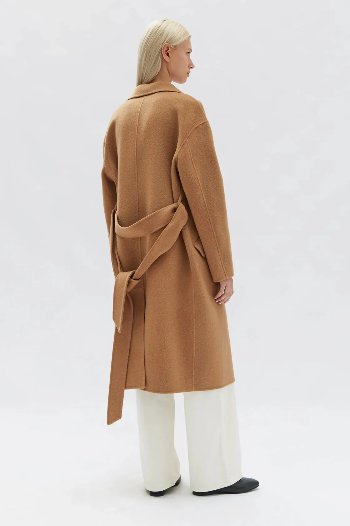Sadie Single Breasted Coat - Camel