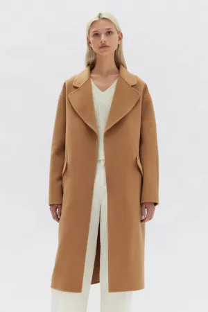 Sadie Single Breasted Coat - Camel
