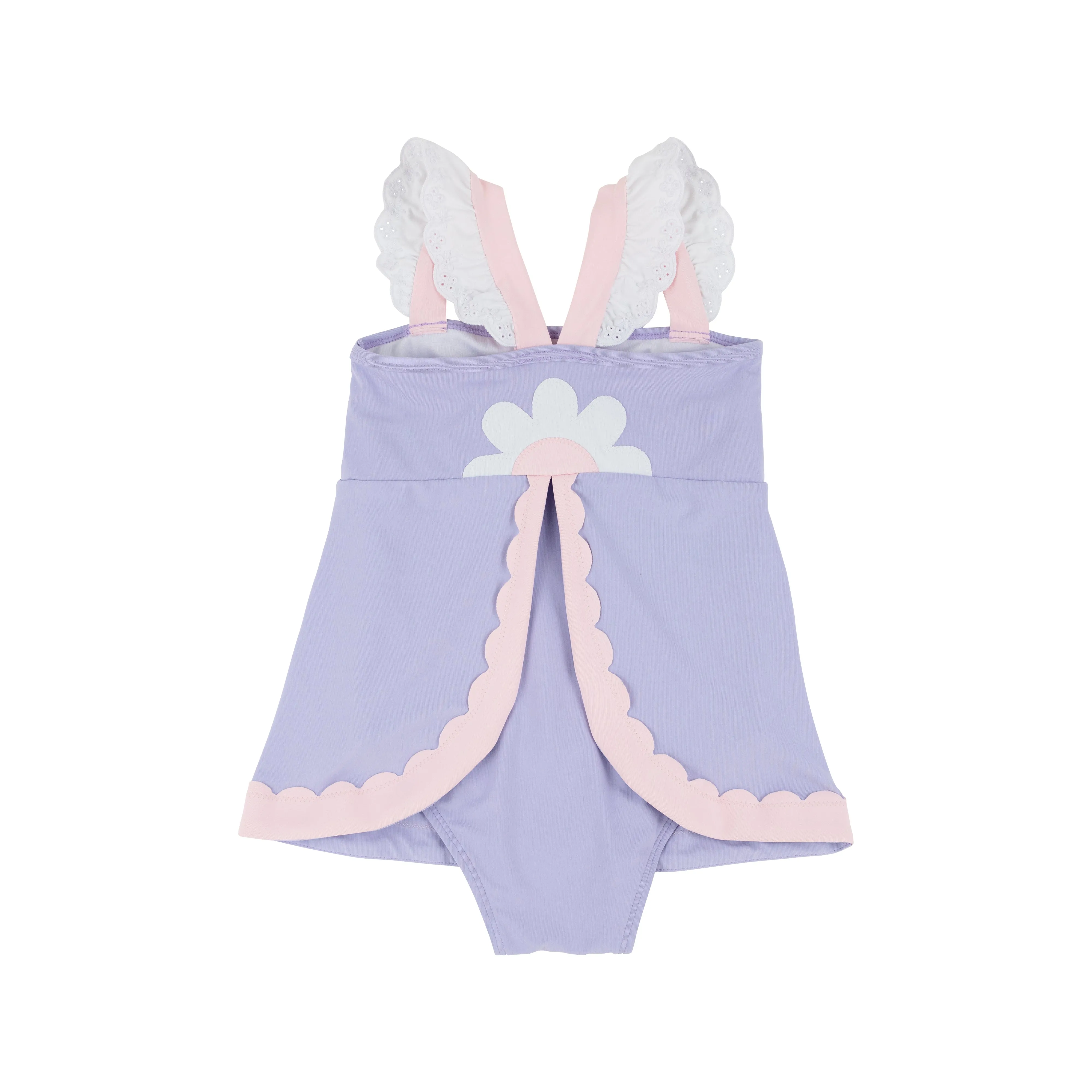 Sanctuary Scallop Swimsuit - Lauderdale Lavender with Palm Beach Pink