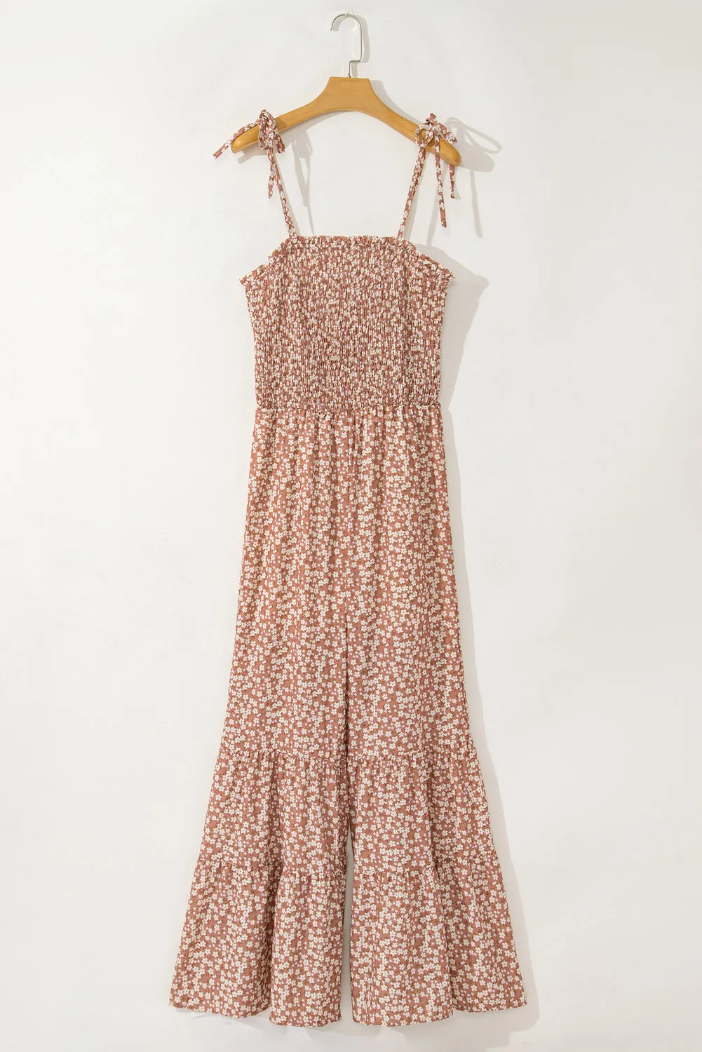 Sand Dune Wide Leg Floral Jumpsuit