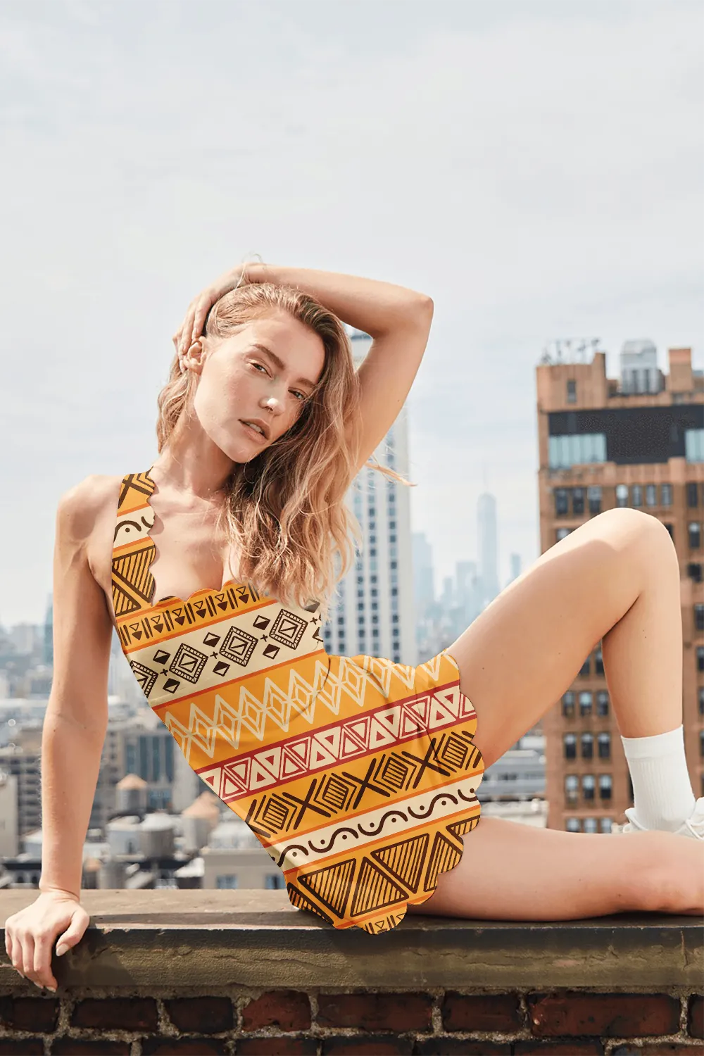 Savanna Scallop Dress