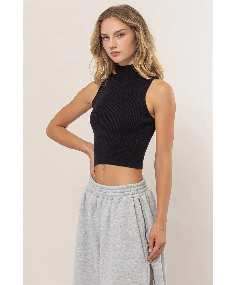 Saylor Sleeveless Sweater Top