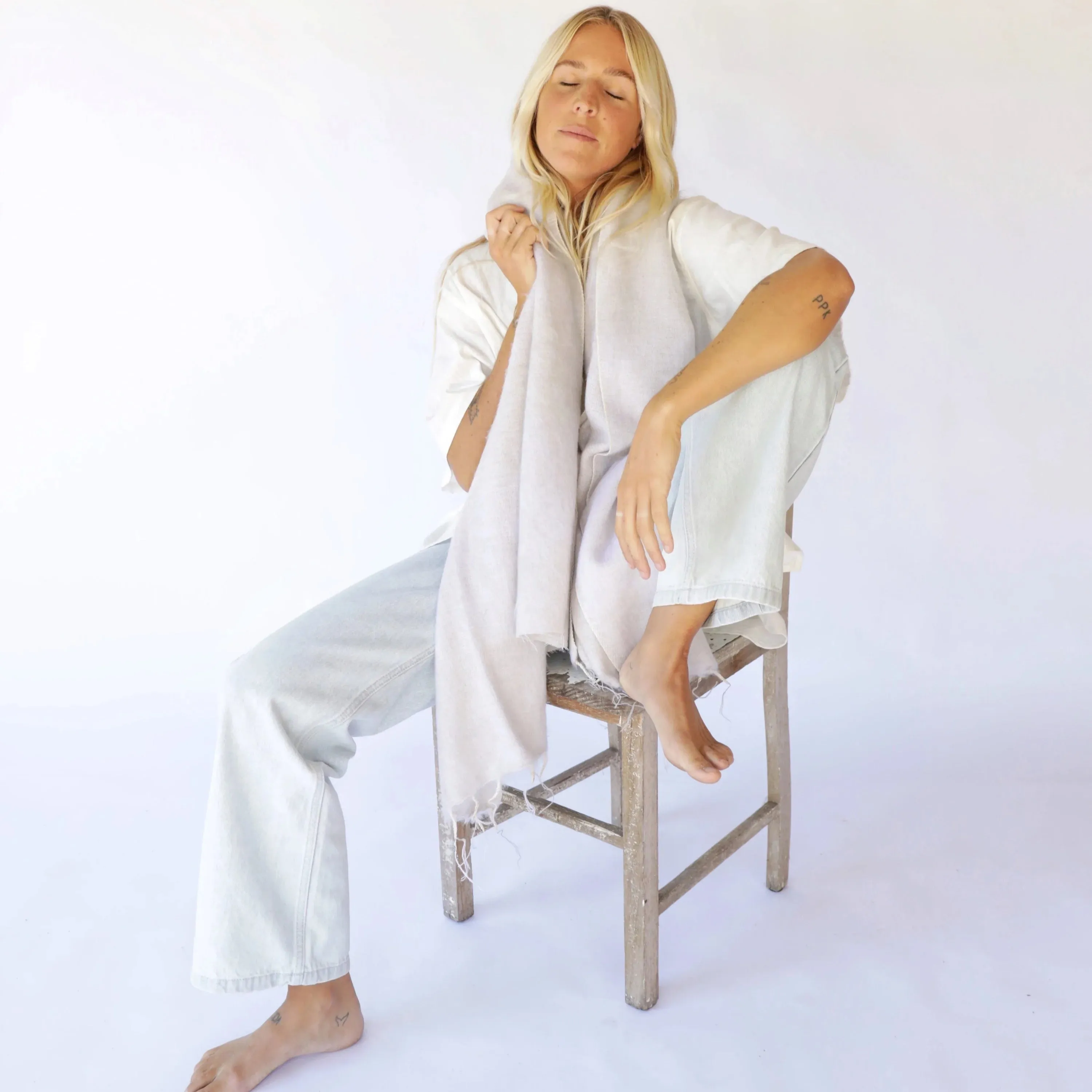 Scarf/Shawl Oatmeal