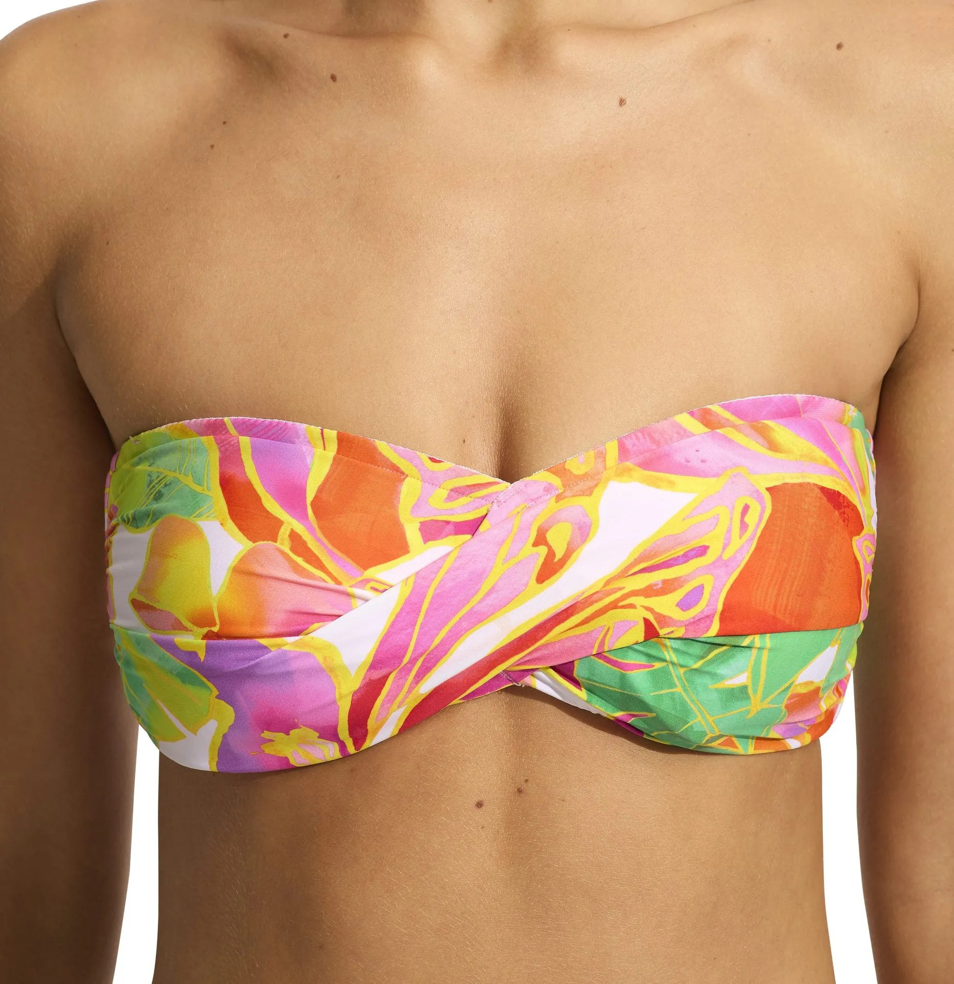 Seafolly Wonderland Twist Bandeau Bikini Top