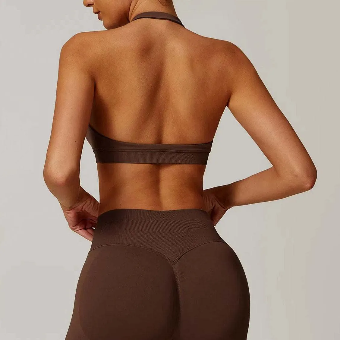 Seamless Halter Sports Bra