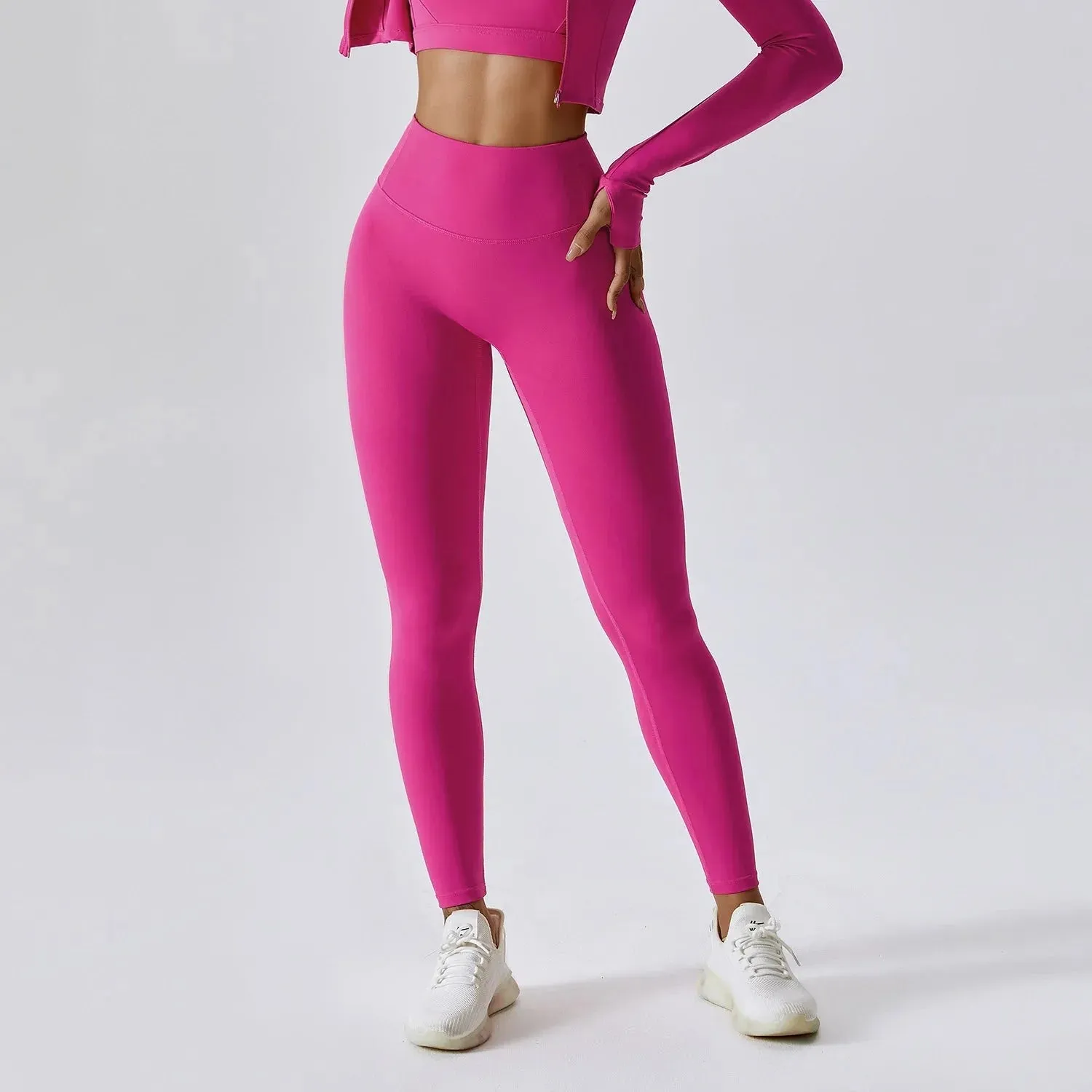 Selective High-Waist Fitness Leggings
