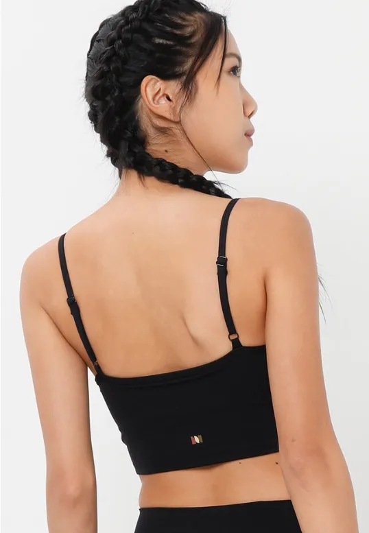 Selene Women Crop Tank (Black)