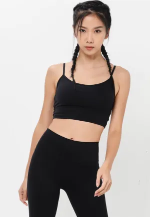 Selene Women Crop Tank (Black)