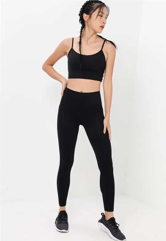 Selene Women Crop Tank (Black)