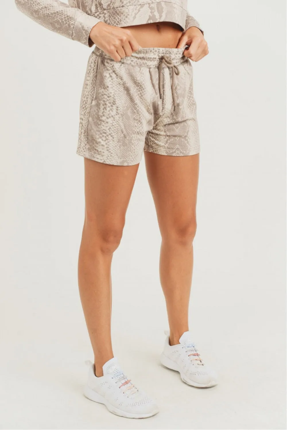 Sepia Snake Lounge Shorts