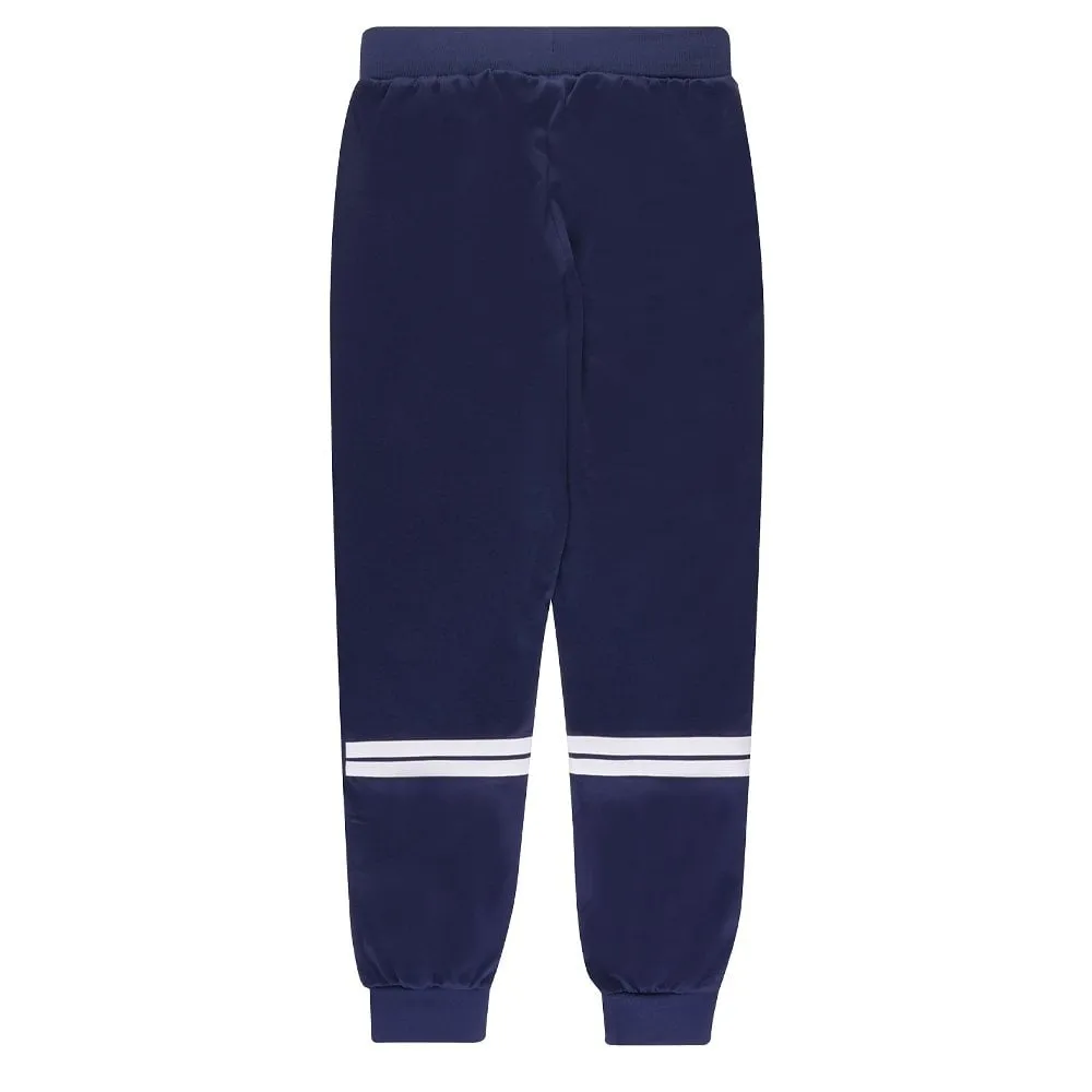 Sergio Tacchini Blow track Bottoms Martime Blue/White