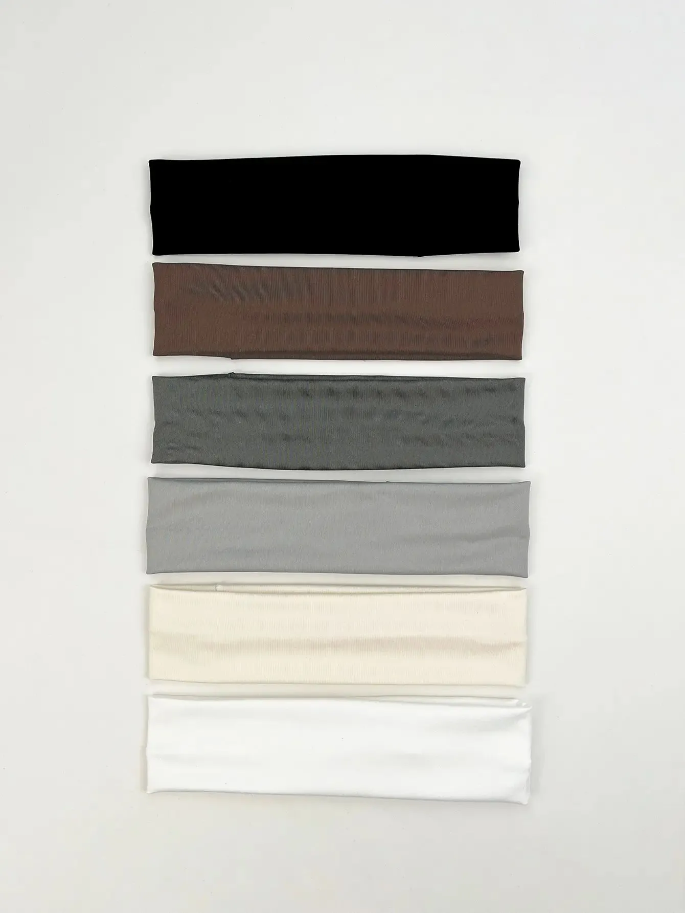 Set of 6 Fashion Sports Headbands for Women - Elastic Hairbands for Fitness, Running, Yoga