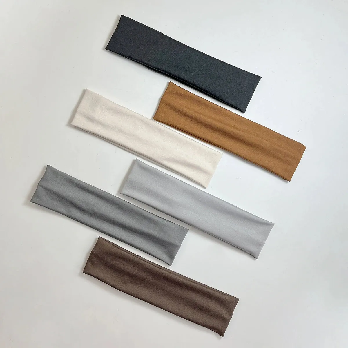 Set of 6 Fashion Sports Headbands for Women - Elastic Hairbands for Fitness, Running, Yoga