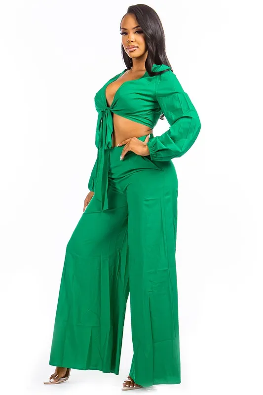 Sexy Two Piece Pant Set