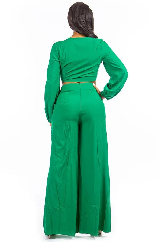 Sexy Two Piece Pant Set
