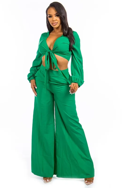 Sexy Two Piece Pant Set