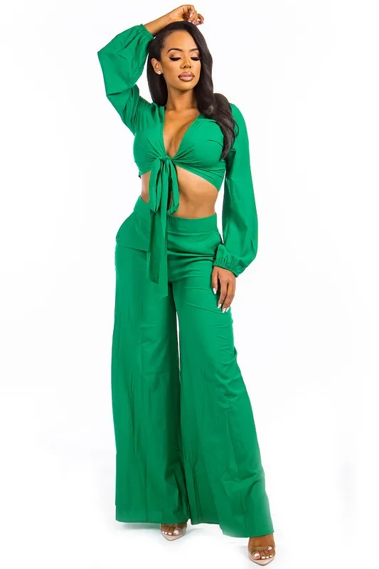 Sexy Two Piece Pant Set