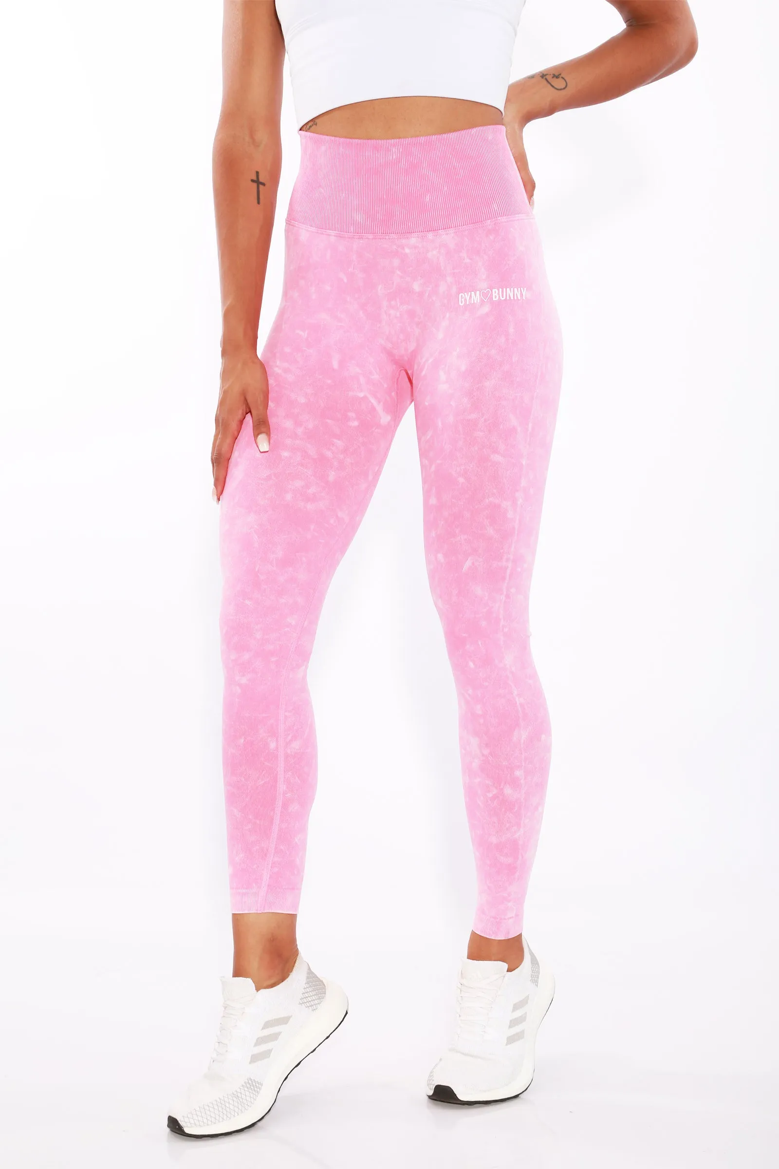 Shapewear Gym Bunny Summer Scrunch leggings -Pink wash