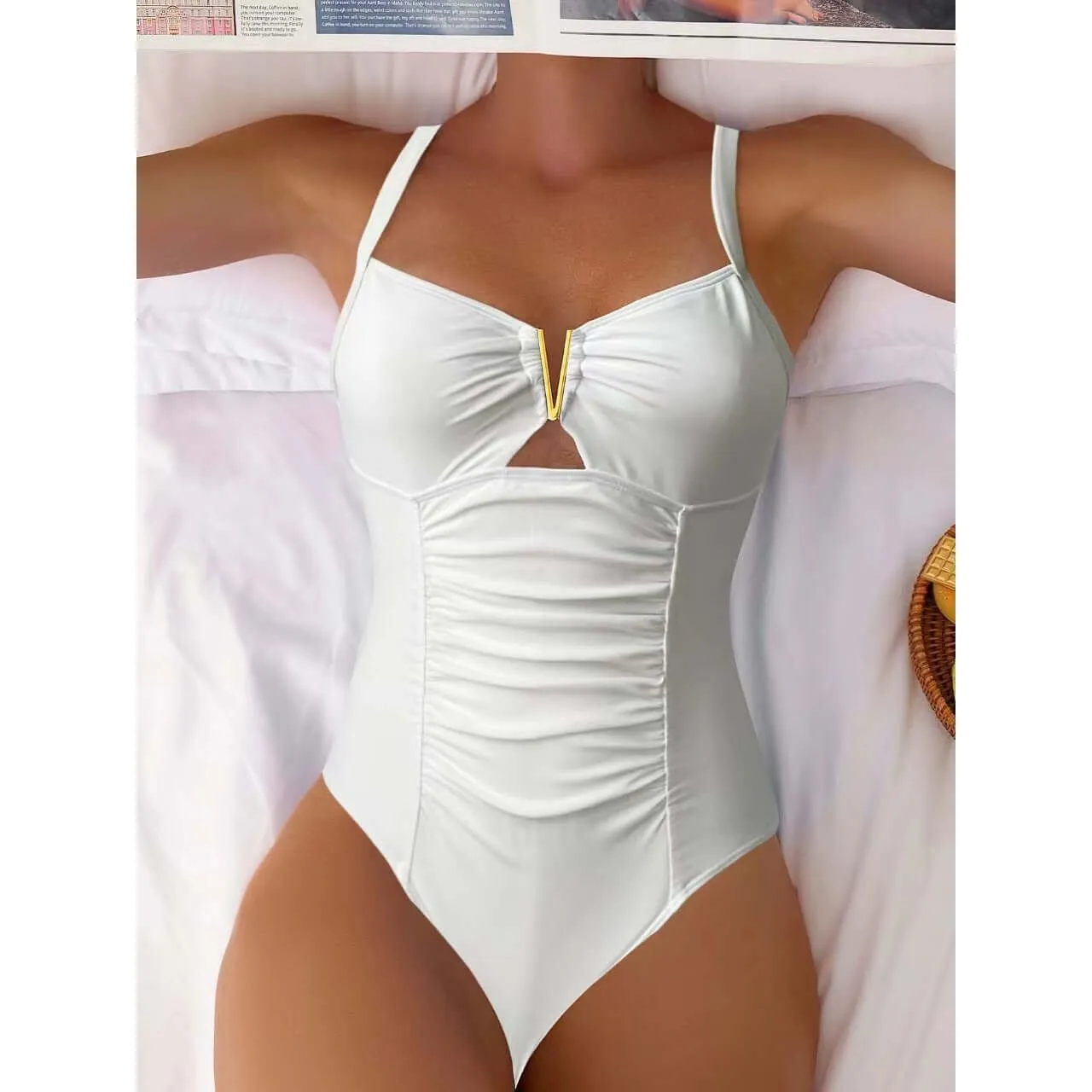 Shapped One-piece Swimsuit