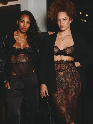 Sheer Seduction Bodysuit Black