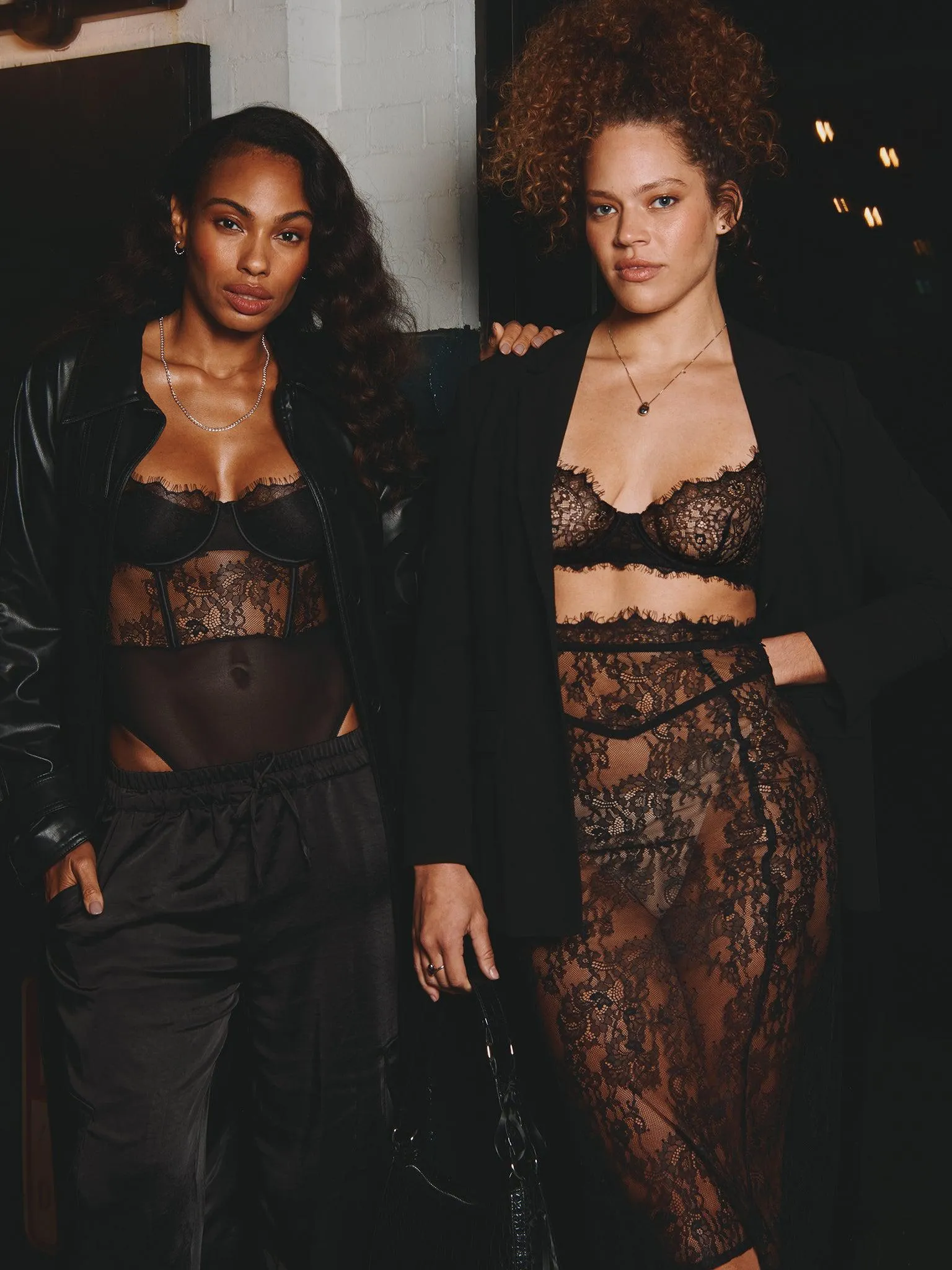 Sheer Seduction Bodysuit Black