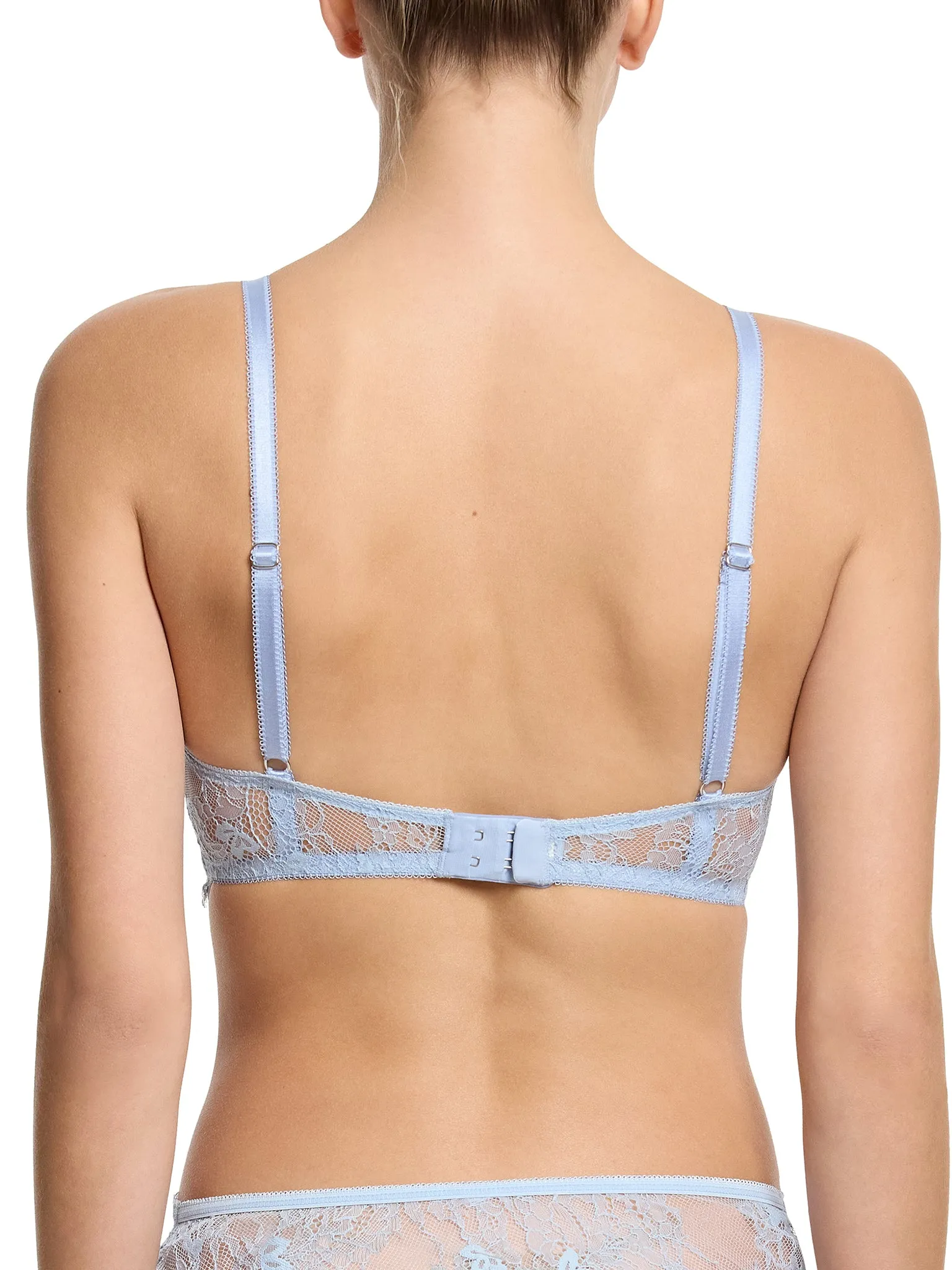 Sheer Seduction Underwire Bra Touch The Sky Blue