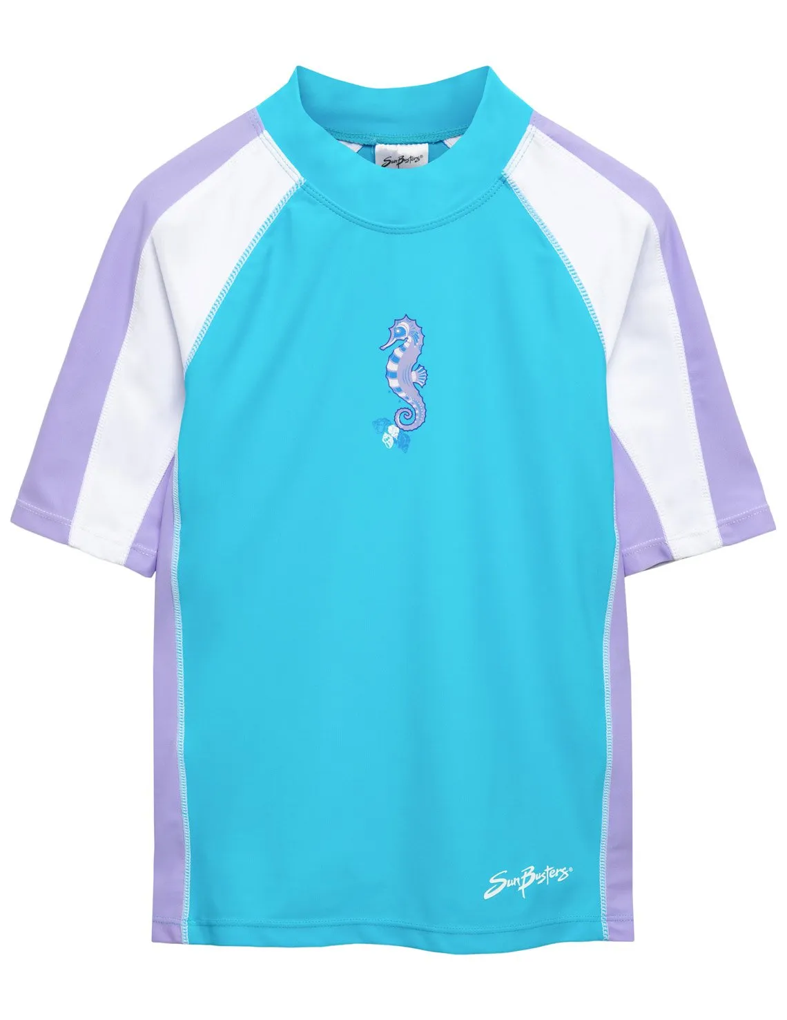 Short Sleeve Rash Guard - Maui Blue