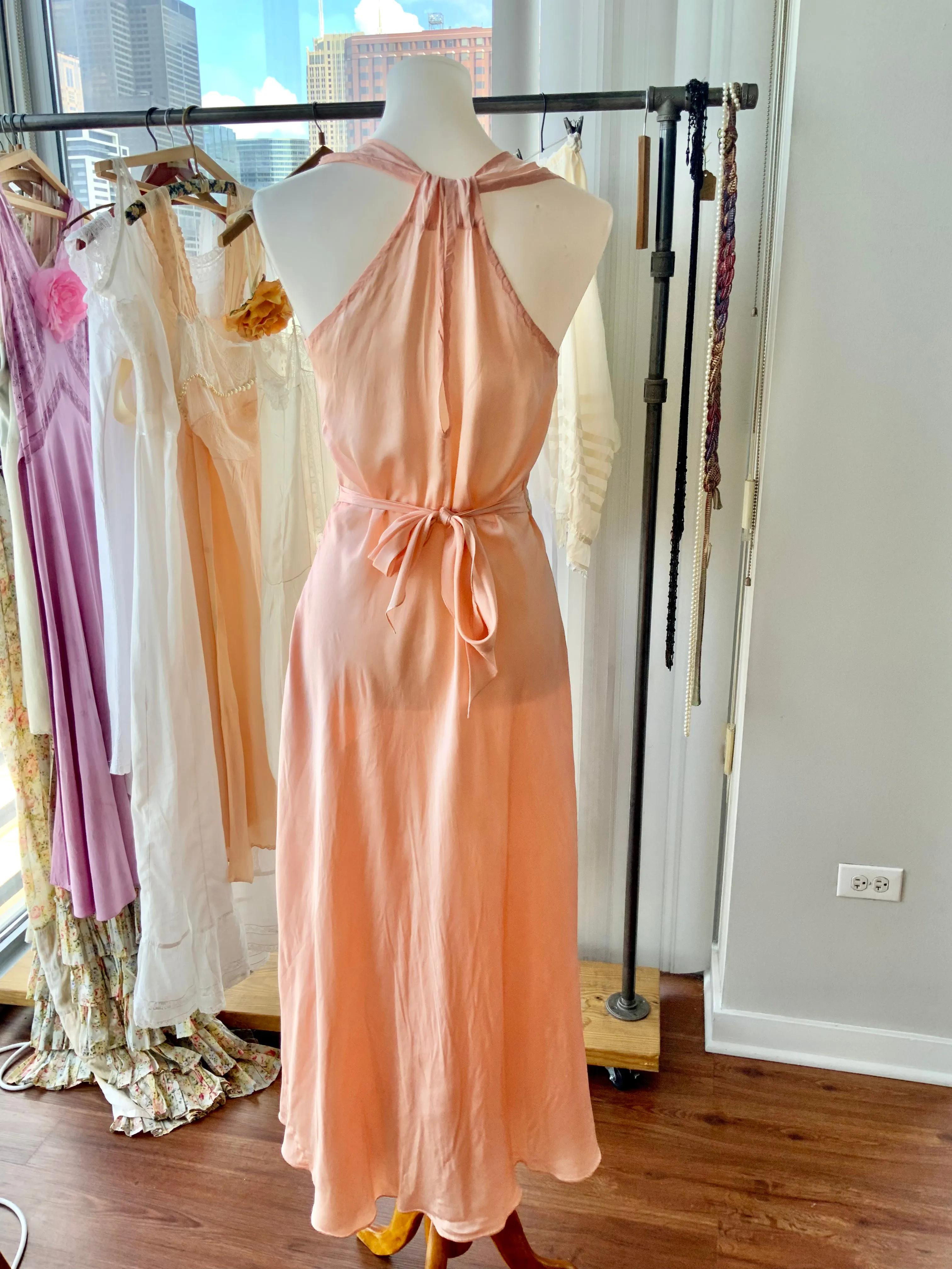 Silk Lace Nightgown - 20s - Bridal